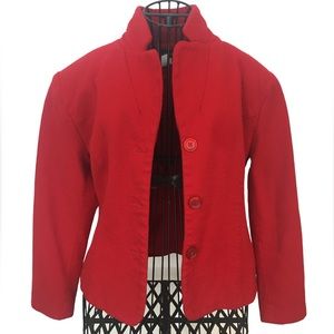 Wool Red Blazer size 8